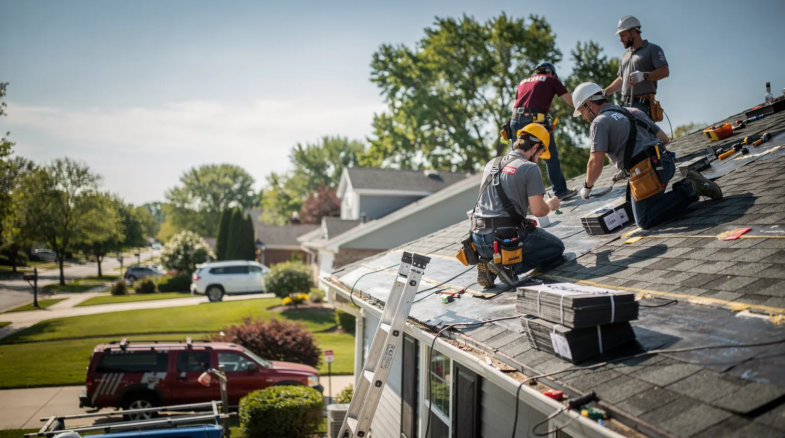 Roof Repair in Davis Junction, IL around you